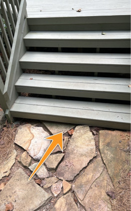 Landing Needed At Deck Stairs
