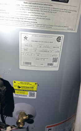 Data Tag (Water Heater)