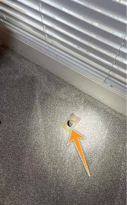Cover Missing At Floor Outlet