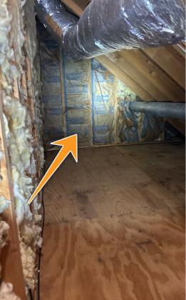 Insulation Barrier Facing Wrong Way