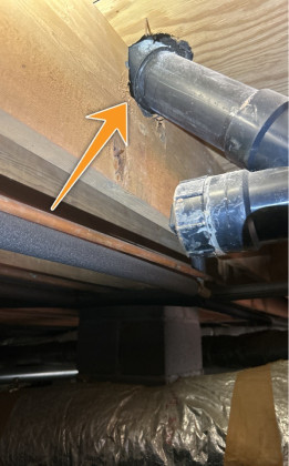 Floor Joist Overly Notched / Cracked
